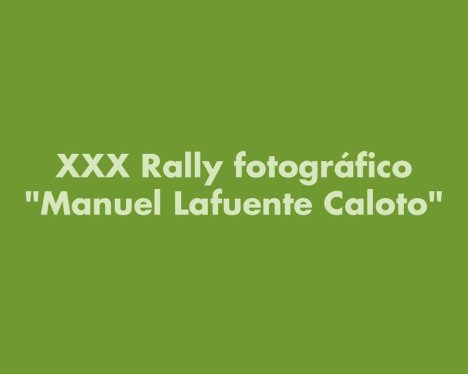 Teresa Montiel premiada en el XXX Rally fotográfico «Manuel Lafuente Caloto»