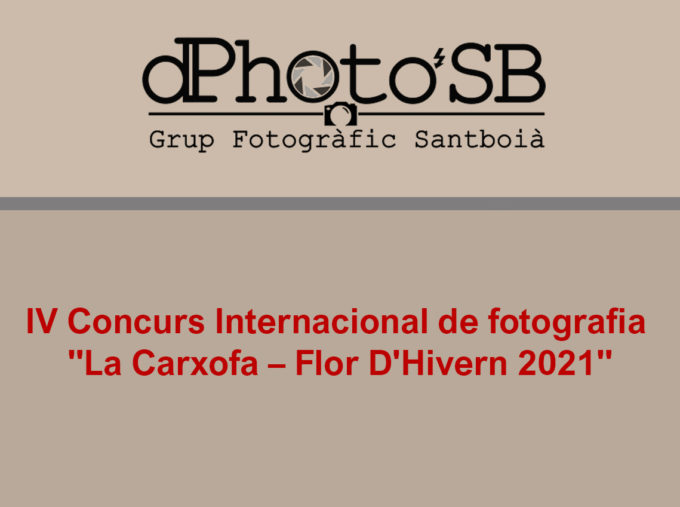 Josemi Díez premiado en el IV Concurs Internacional de fotografia  «La Carxofa – Flor D’Hivern 2021»