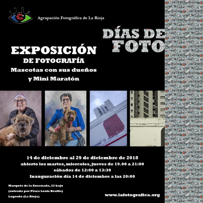 EXPOSICIÓN DE FOTOGRAFÍA Mascotas con sus dueños y Mini Maratón