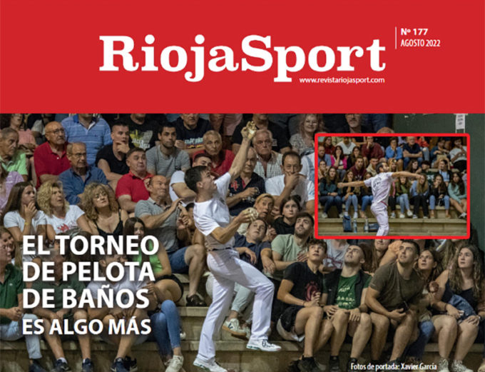 Xavier García portada en la Revista RiojaSport de agosto