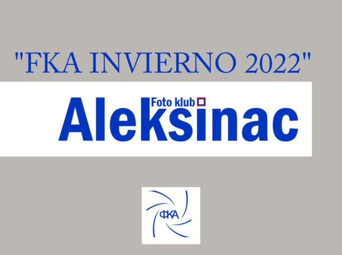 Alfredo Estefanía premiado en el FKA WINTER 2022 (SERVIA)