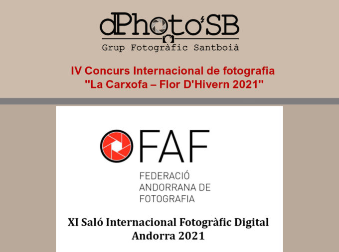 Alfredo Estefanía premiado en “La Carxofa – Flor D’Hivern 2020” / XI Saló Internacional Fotogràfic Digital Andorra 2021