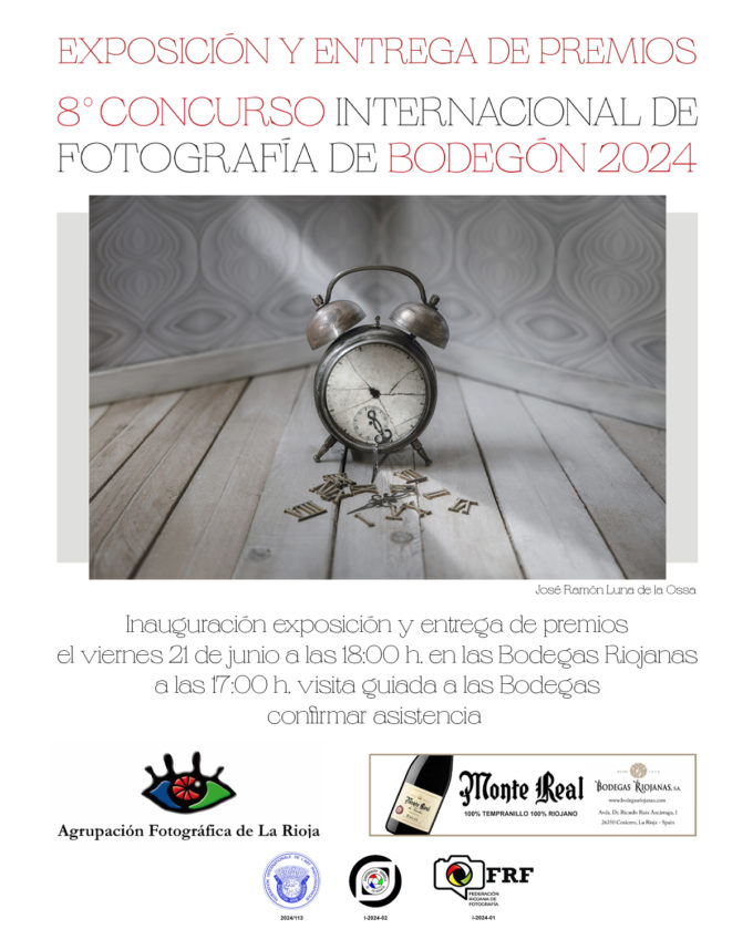 Entrega de Premios e Inauguración Exposición 8º Concurso Internacional de Fotografía de Bodegón 2024